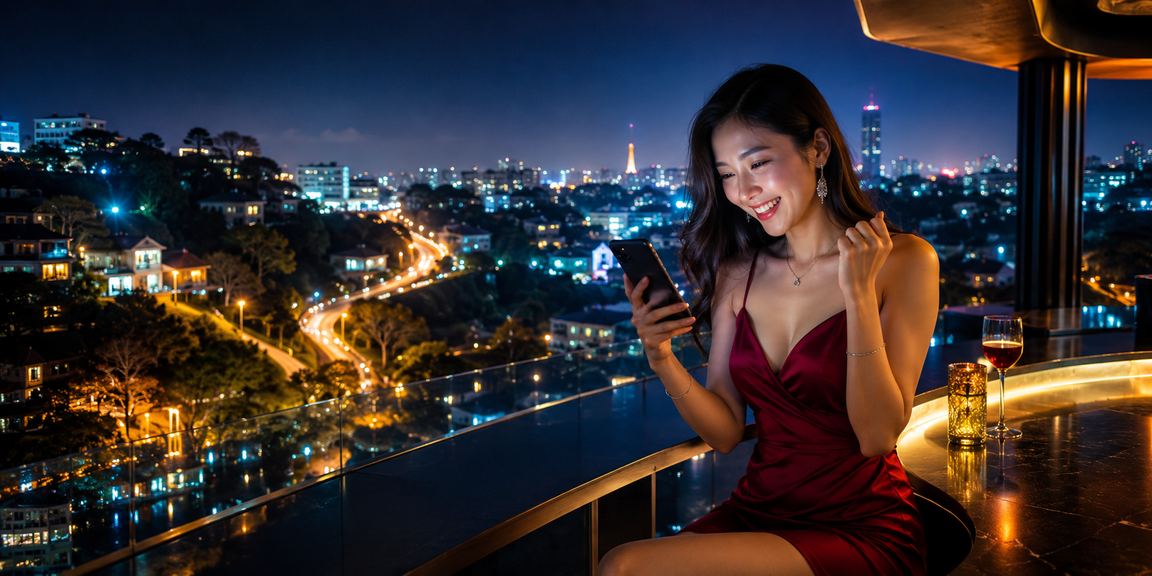 Người dùng tại Đà Lạt nạp tiền và đặt xổ số trực tuyến qua điện thoại