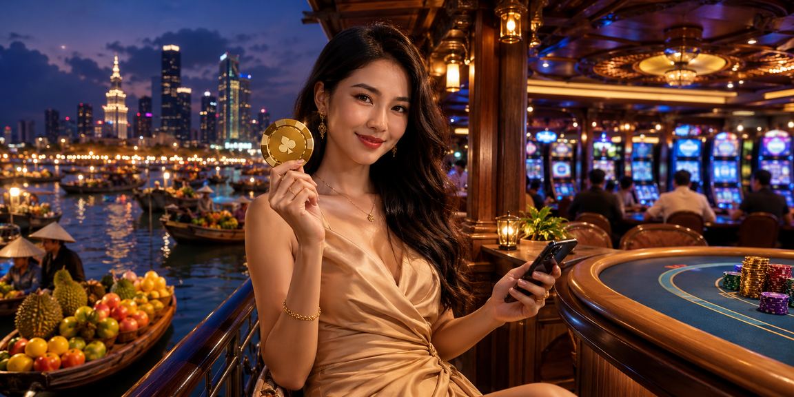 Người dùng vùng Mekong tra cứu kết quả xổ số và chơi casino trên điện thoại bên tách cà phê