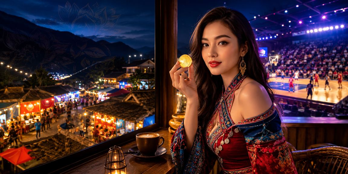 Người dùng tại Sa Pa theo dõi kết quả xổ số và thể thao trực tuyến bên cốc cà phê núi rừng